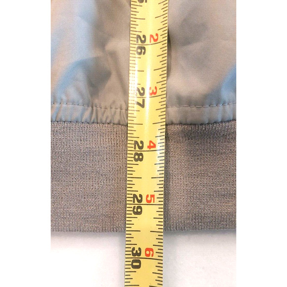 IZOD Golf V Neck Nylon Pullover Long sleeve Windbreaker Tan Jacket Men's Size XL - Picture 7 of 8